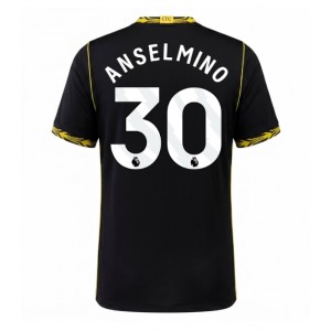 Chelsea Aaron Anselmino #30 Jalkapallovaatteet Vieraspaita 2026-27 Lyhythihainen